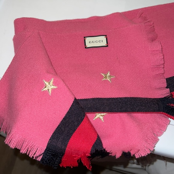Gucci Authentic Wool/Cashmere Scarf - Picture 3 of 6